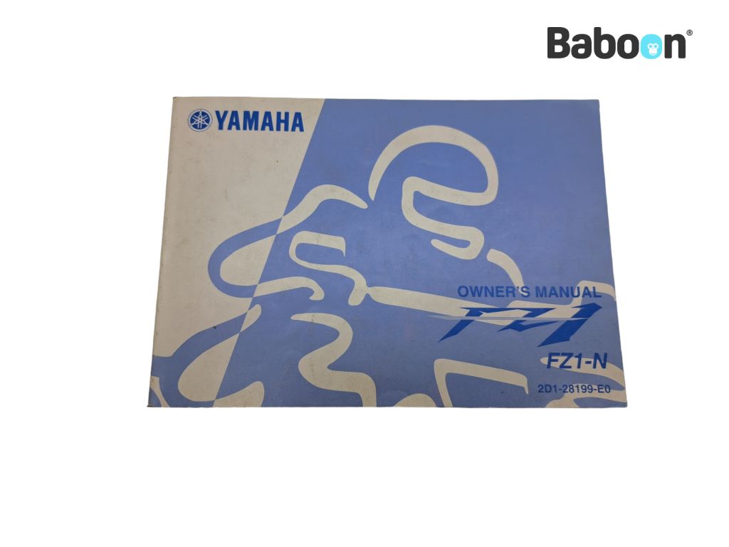 Yamaha FZ 1 2006-2009 (FZ1 FAZER) Prírucka uživatele English (2D1-28199-E0)