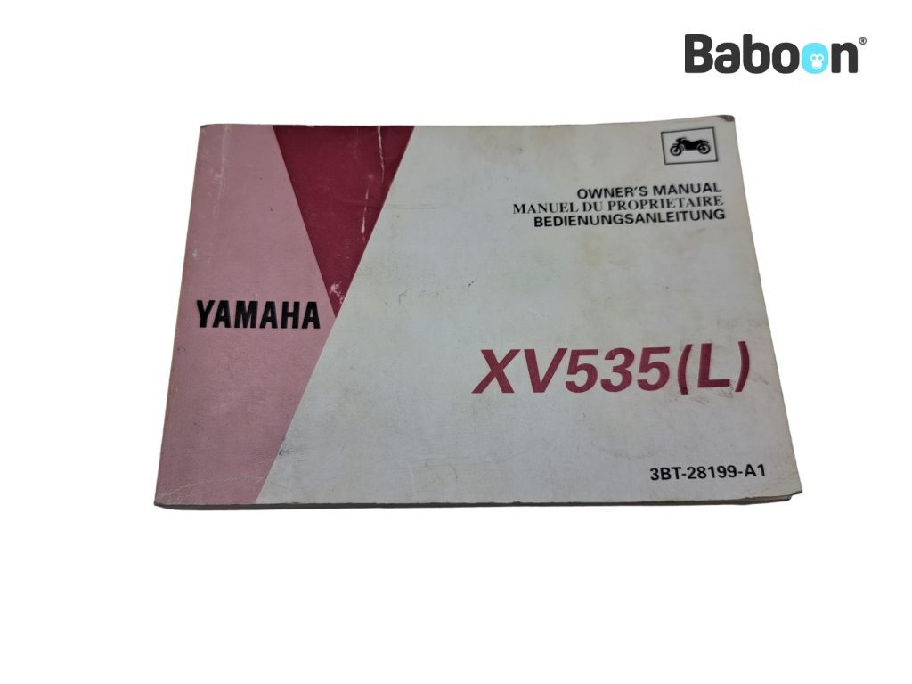 Yamaha XV 535 Virago 1987-2003 (XV535) Instructie Boek English French German Italian Spanish Dutch (3BT-28199-A1)