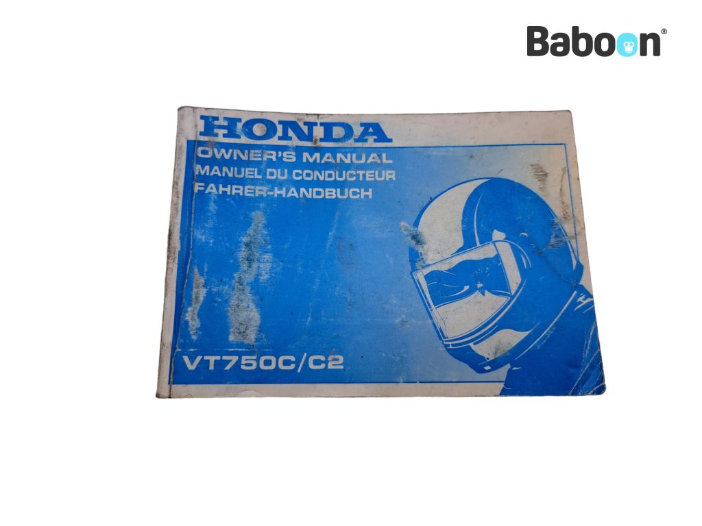 Honda VT 750 C2 ACE (Aero) 1997-2003 (VT750C2 RC44) Libretto istruzioni English French German (37MBA600)