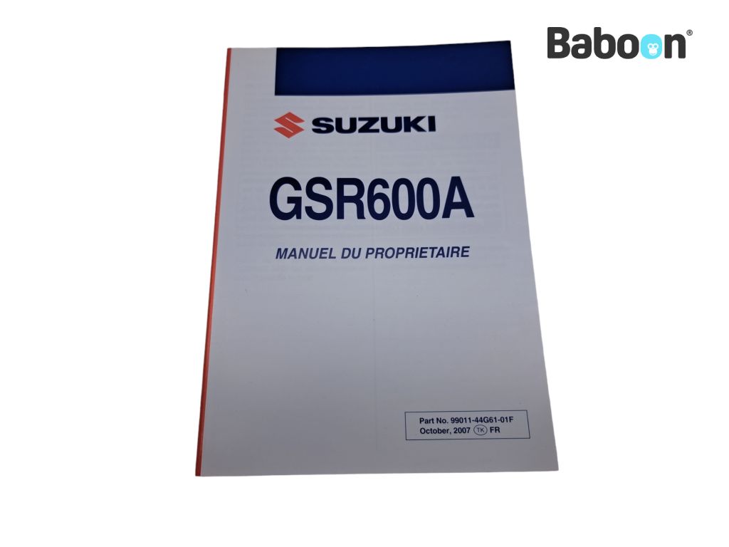 Suzuki GSR 600 2006-2010 (GSR600) ???e???d?? ?at???? French (99011-44G61-01F)
