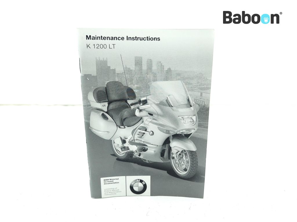 BMW K 1200 LT 2004-> (K1200LT 04) Manuales de intrucciones maintenance (7687391)