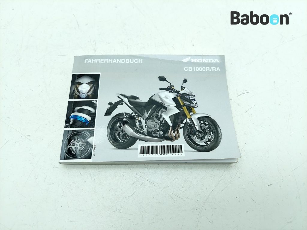 Honda CB 1000 R 2008-2016 (CB1000R) Manuales de intrucciones German (34MFNL00)
