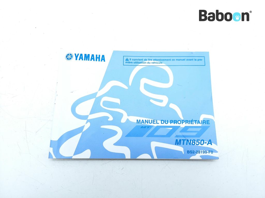 Yamaha MT 09 2017-2020 (MT-09) Manuales de intrucciones (BS2-28199-F0)