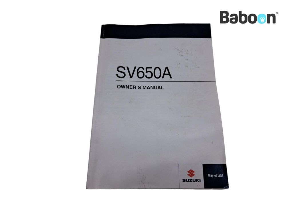 Suzuki SV 650 2016-2018 (SV650) Libretto istruzioni English (99011-18K50-01A)
