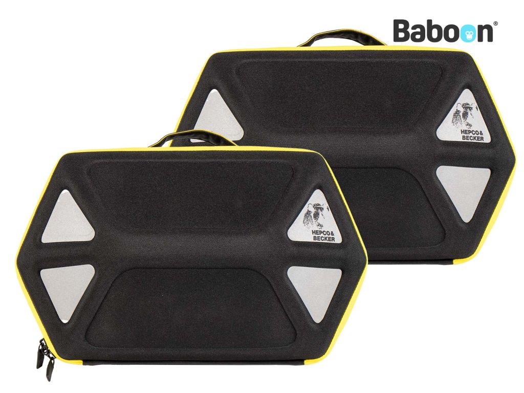 Hepco & Becker táskakészlet C-Bow Royster Speed ​​​​fekete/sárga