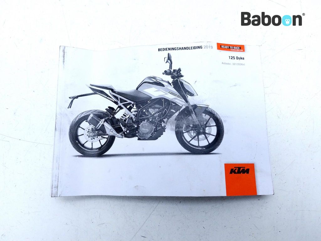 KTM 125 Duke 2019-2020 Omistajan käsikirja (3213936nl)