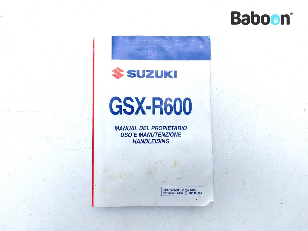 Suzuki GSX R 600 2006-2007 (GSXR600 K6/K7) Omistajan käsikirja (99011-01H50-SDE)