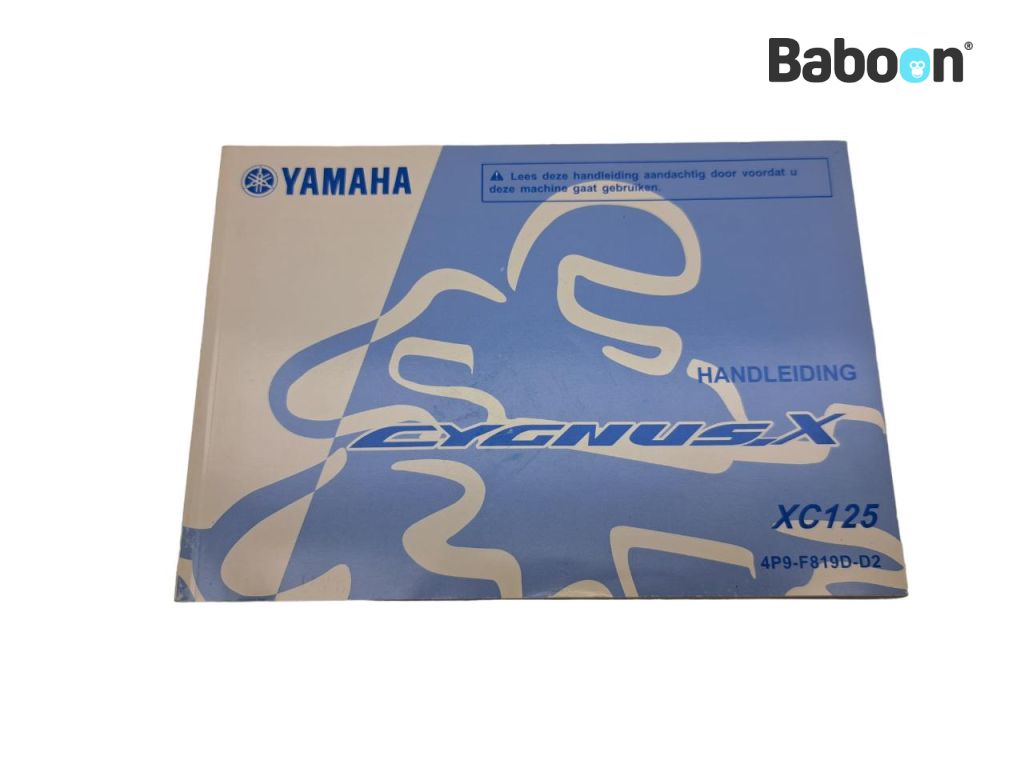 Yamaha XC 125 + NXC 125 X Cygnus 2008-2009 (XC125 NXC125) Libretto istruzioni Dutch (4P9-F819D-D2)