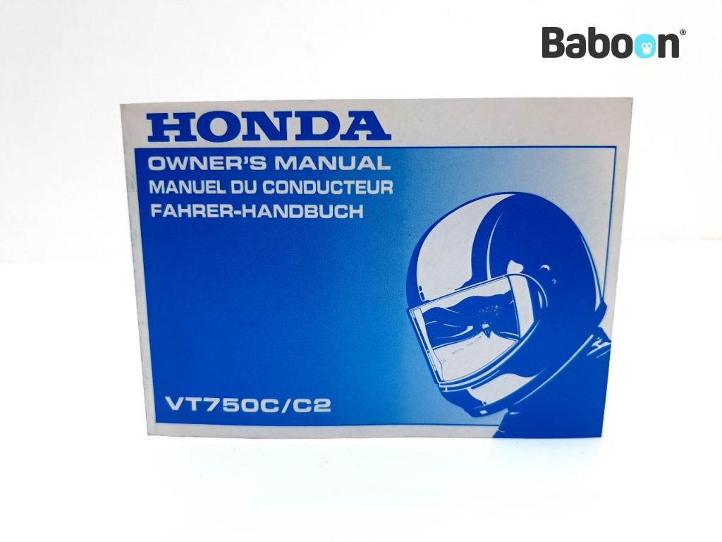 Honda VT 750 C2 ACE (Aero) 1997-2003 (VT750C2 RC44) Brugermanual English, French, German (37MBA620)