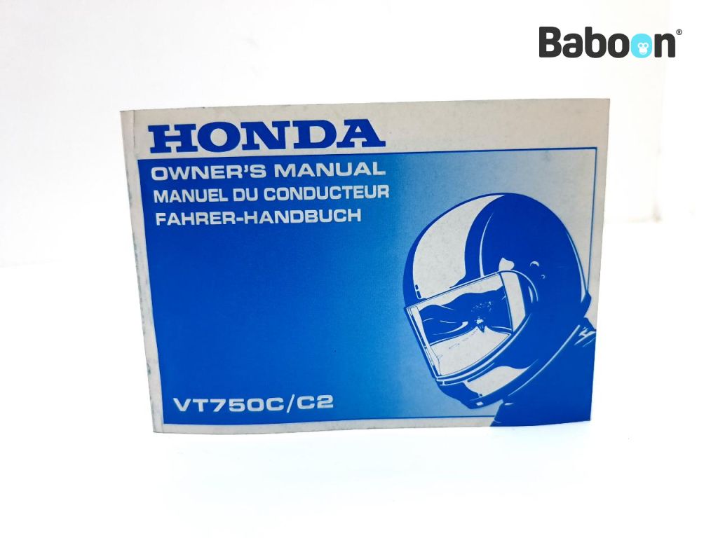 Honda VT 750 C2 ACE (Aero) 1997-2003 (VT750C2 RC44) Instrukcja English, French, German (37MBA600)