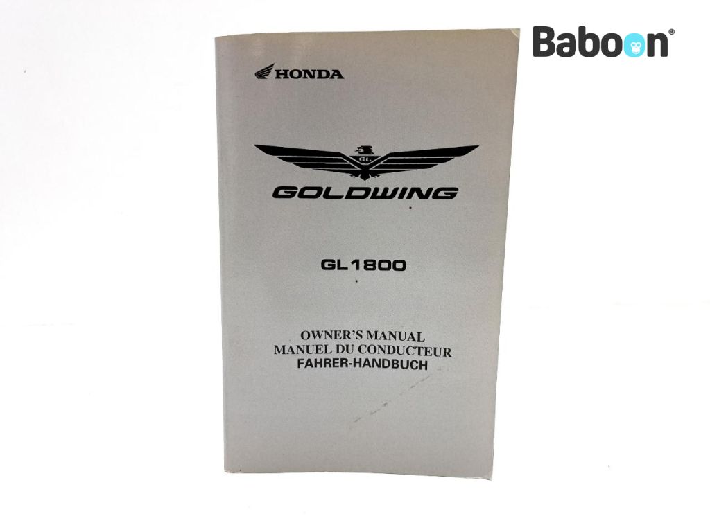 Honda GL 1800 Goldwing 2001-2005 (GL1800) Használati utasítás English, French, German (37MCA610)
