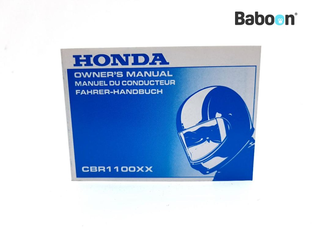 Honda CBR 1100 XX Blackbird 1999-2006 (CBR1100XX SC35) Manuales de intrucciones English, French, German (37MAT620)