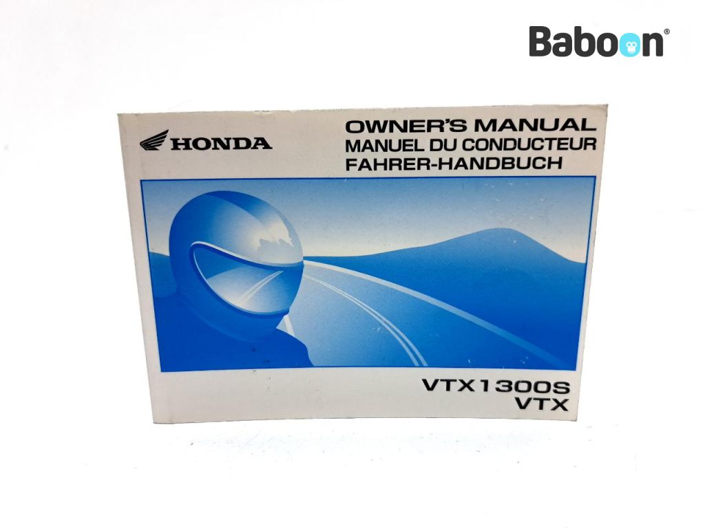 Honda VTX 1300 (VTX1300 SC52) Manuales de intrucciones English, French, German (37MEA600)