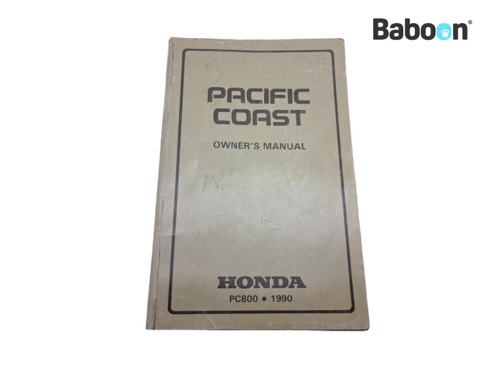 Honda PC 800 Pacific Coast 1989-1990 (PC800 RC34) Használati utasítás English, French (32MR5610)
