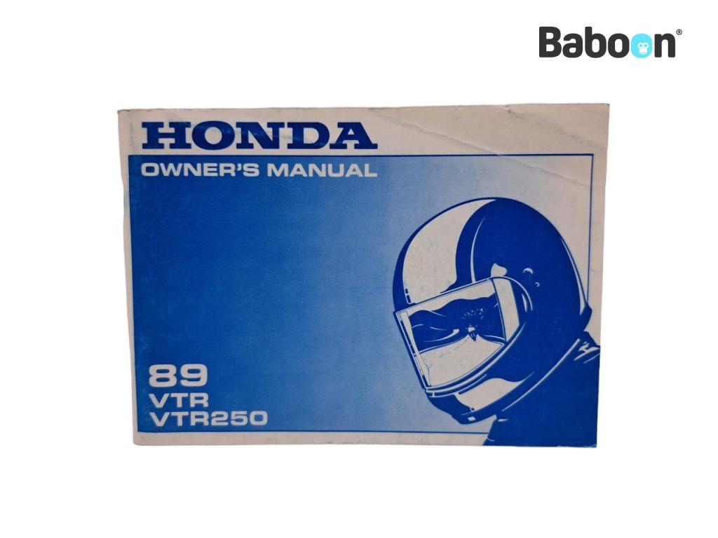 Honda VTR 250 1989-1990 Interceptor Manual de instruções English (31KV0610)