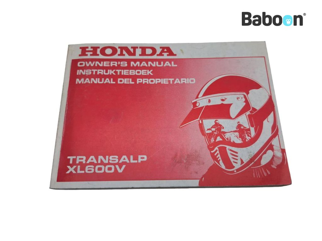 Honda XL 600 V Transalp 1991-1993 (XL600V PD06) Manuales de intrucciones English, Dutch, Italian (37MS6620)