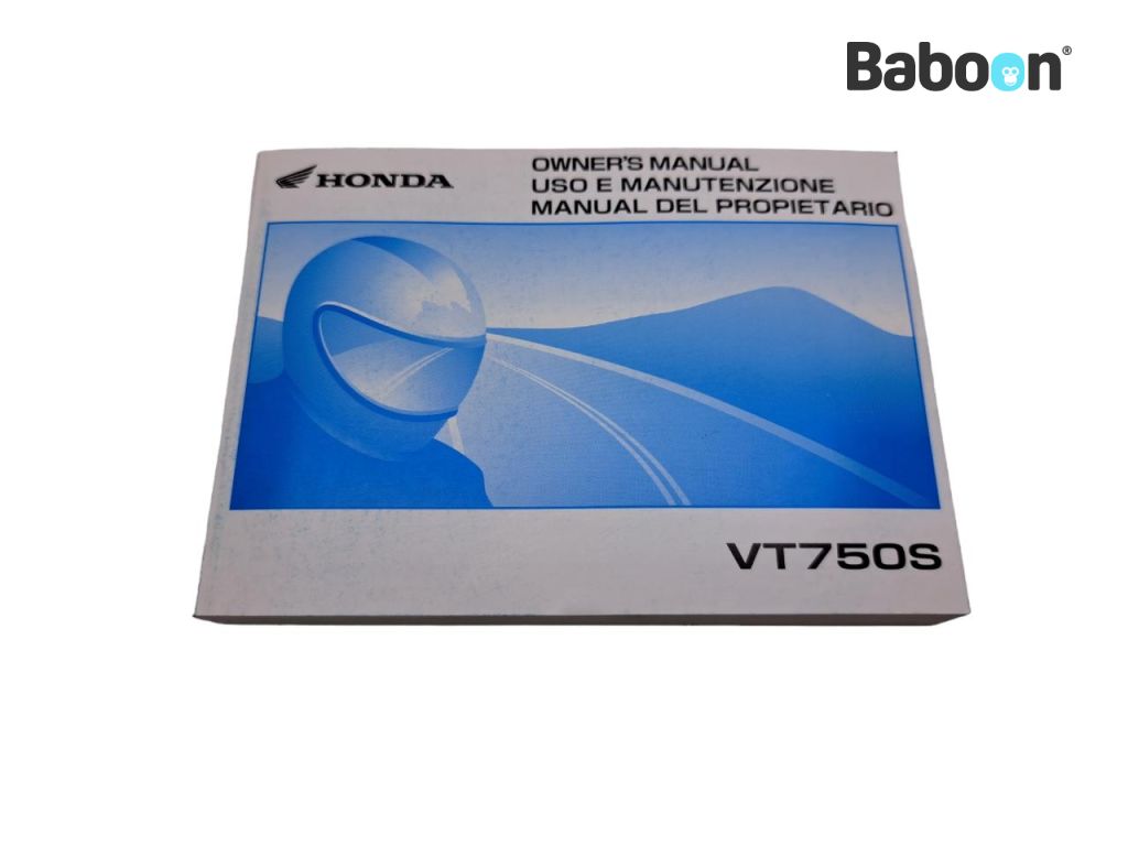 Honda VT 750 S 2010-2014 (VT750S RC58) Owners Manual English, Italian, Spanish (37MGR600)