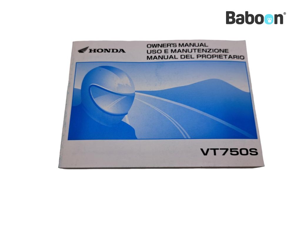 Honda VT 750 S 2010-2014 (VT750S RC58) Manuales de intrucciones English, Italian, Spanish (37MGR600)