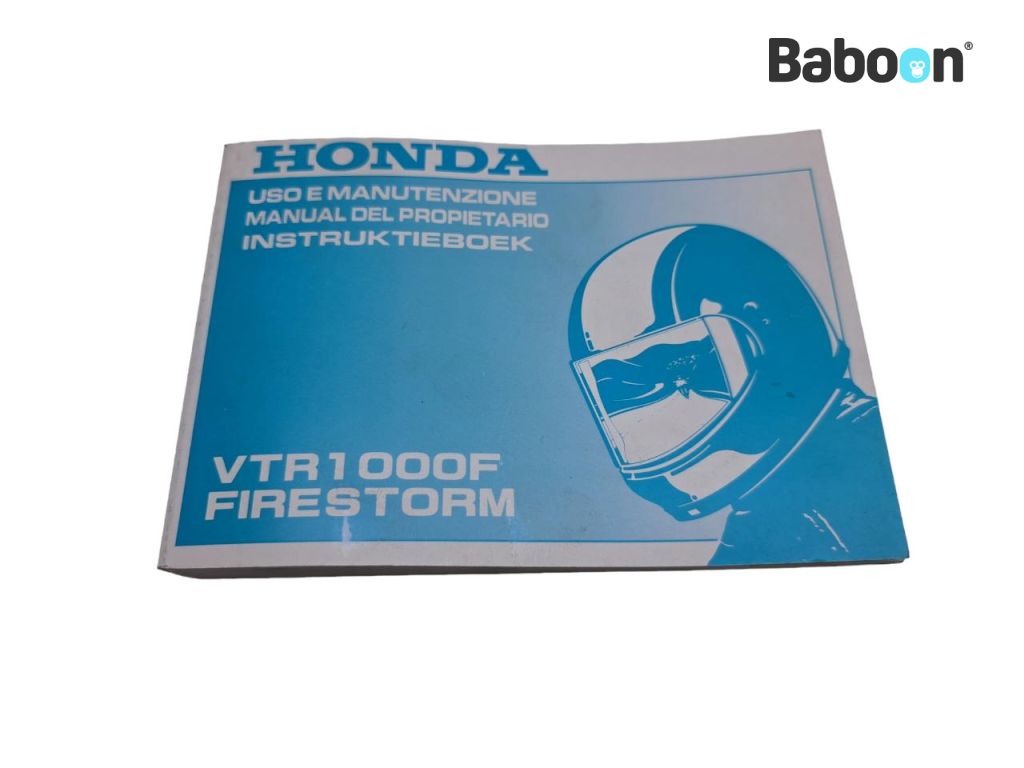 Honda VTR 1000 F Firestorm 1997-2006 (VTR1000F SC36) Instrukcja Italian, Spanish, Dutch (37MBB820)