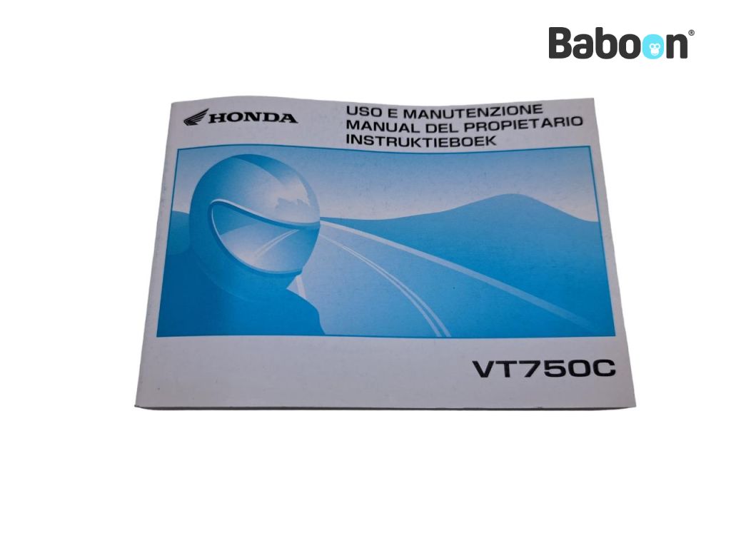 Honda VT 750 C 2004-> (VT750C RC50) Instructie Boek Italian, Spanish, Dutch (37MEG800)