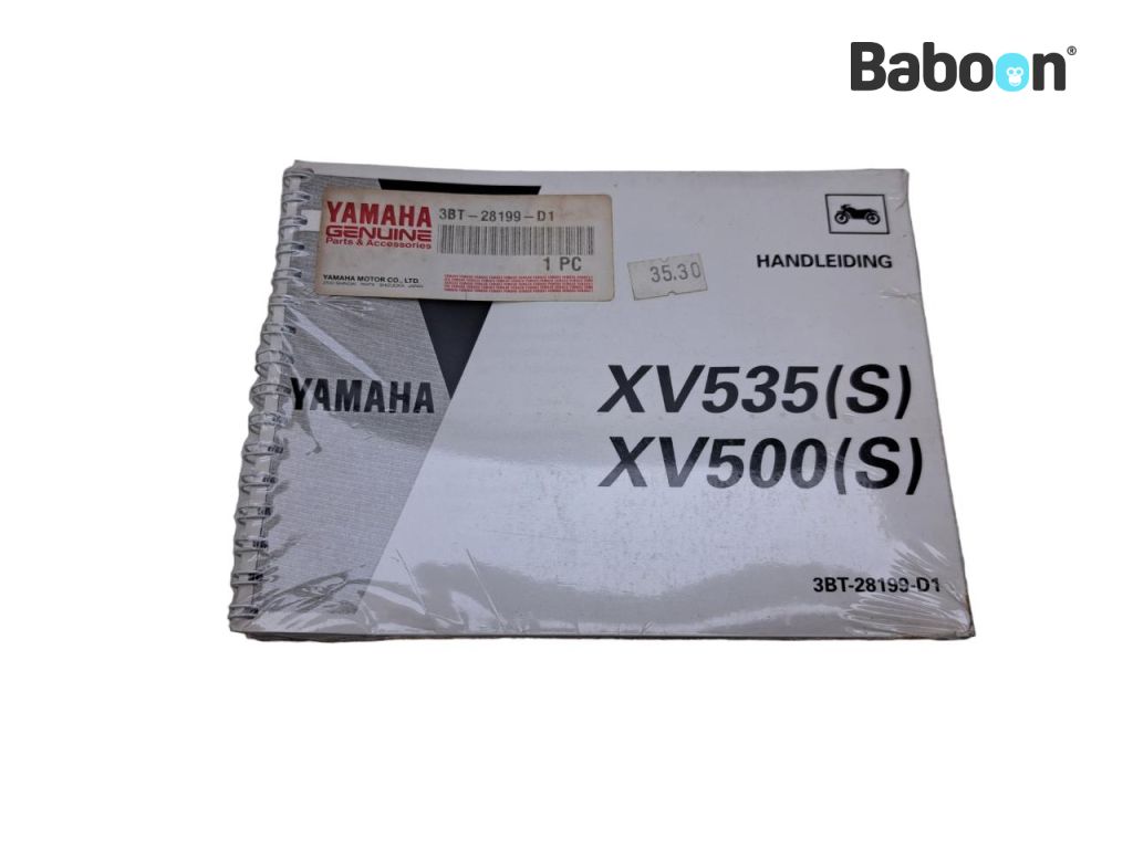 Yamaha XV 535 Virago 1987-2003 (XV535) Instructie Boek Dutch (3BT-28199-D1)