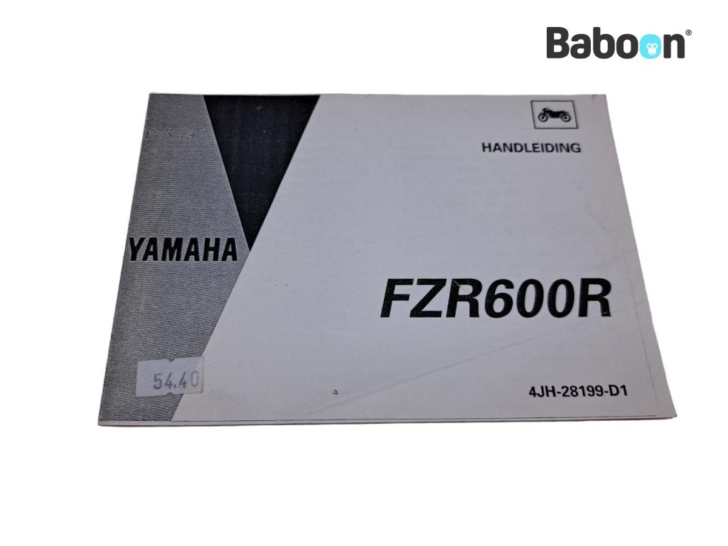 Yamaha FZR 600 R 1994-1995 (FZR600R 4JH 4MH) Instructie Boek Dutch (4JH-28199-D1)