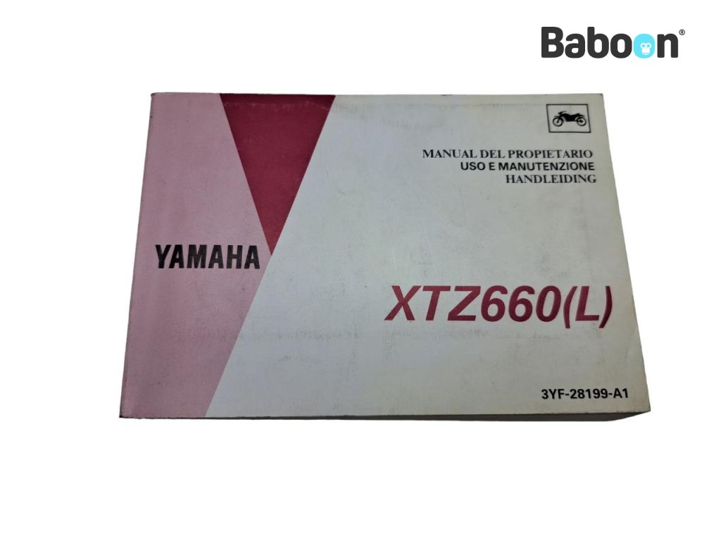 Yamaha XTZ 660 Tenere 1991-1999 (XTZ660) ???e???d?? ?at???? Spanish, Italian, Dutch, English, French, German (3YF-28199-A1)