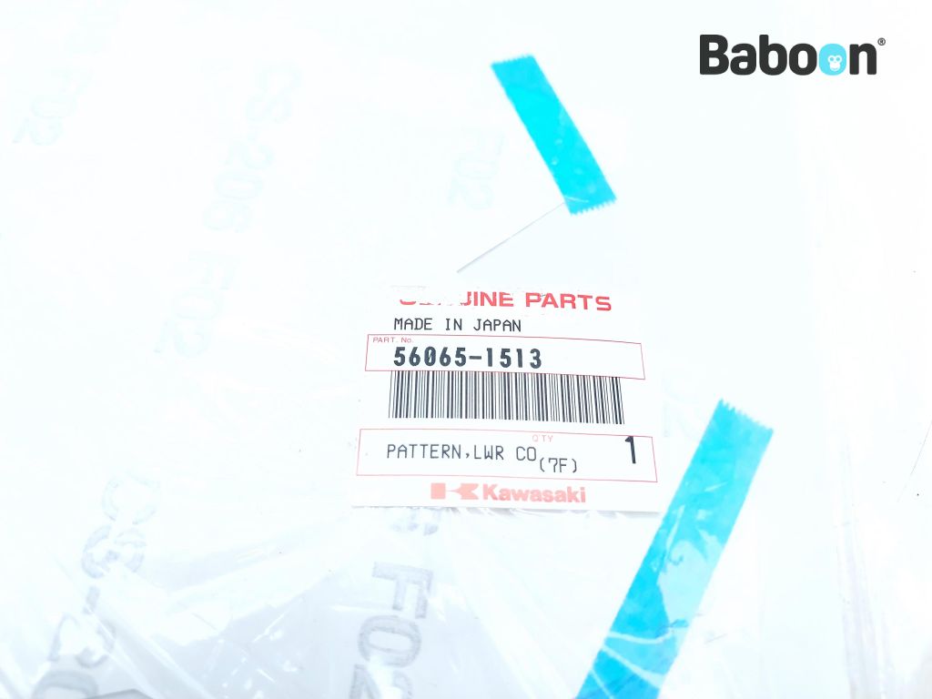 Kawasaki ZX 6 R 2000-2002 (NINJA ZX-6R ZX600J) Decal / Transfer