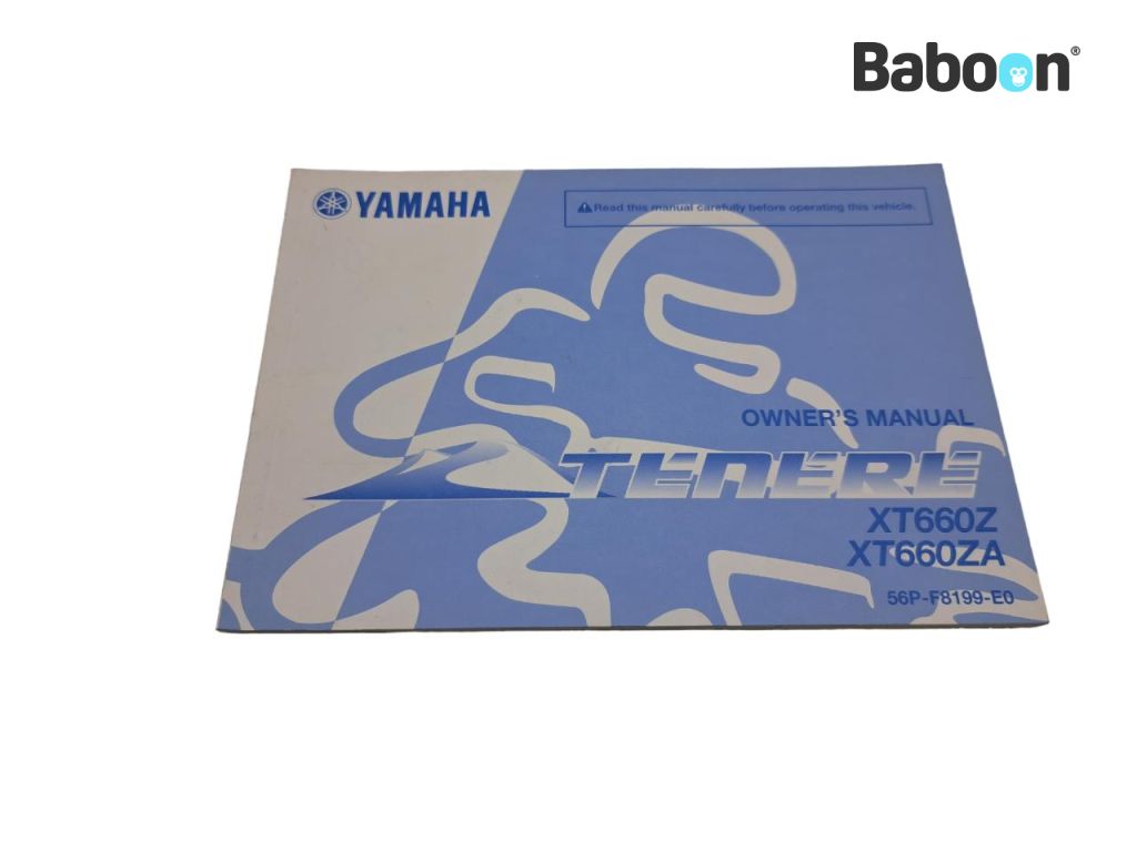 Yamaha XT 660 Z Tenere 2008-2011 (XT660Z) Manuales de intrucciones English (56P-F8199-E0)