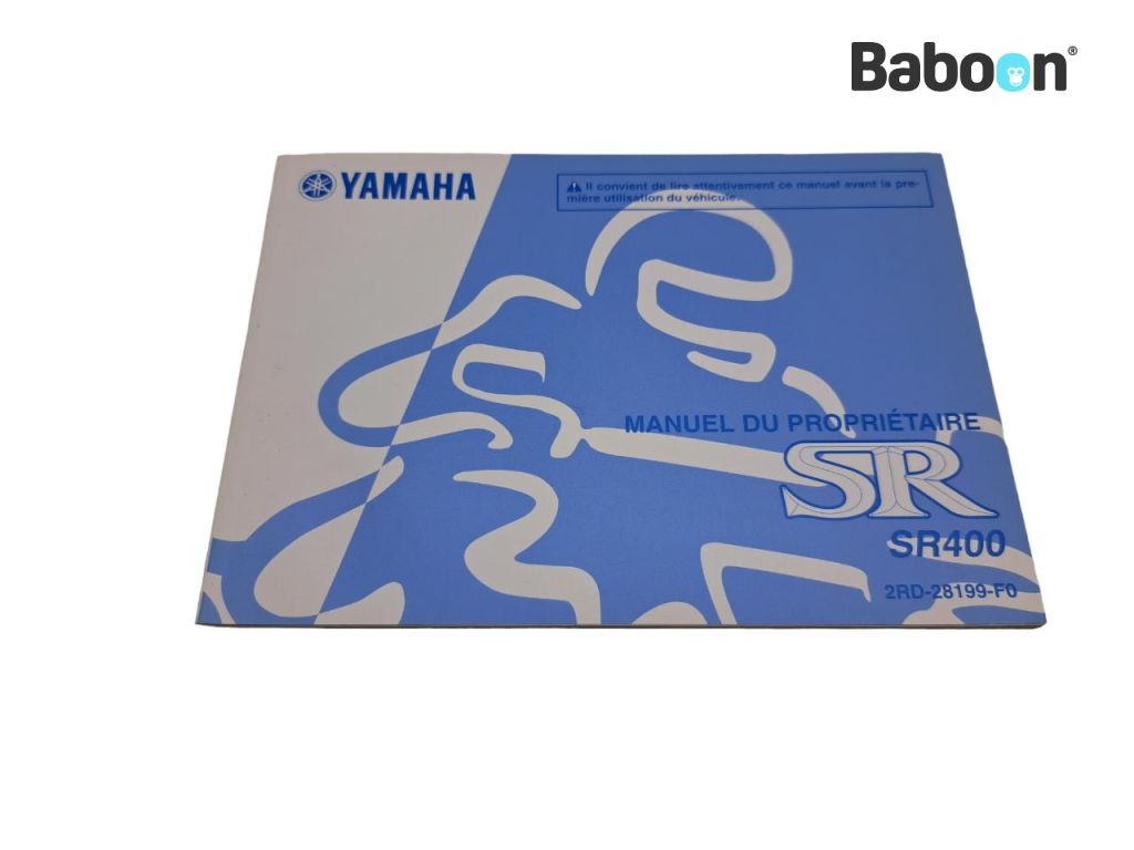 Yamaha SR 400 2014 (SR400) Instructie Boek French (2RD-28199-F0)
