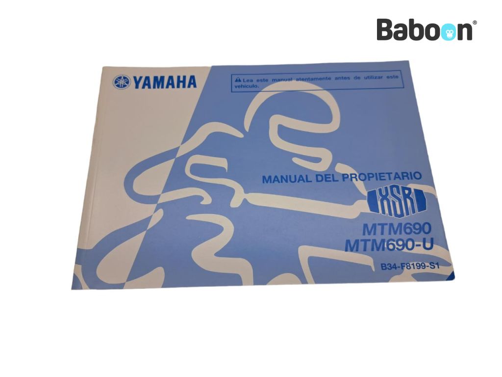 Yamaha XSR 700 2016-2020 Manuales de intrucciones Spanish (B34-F8199-S1)