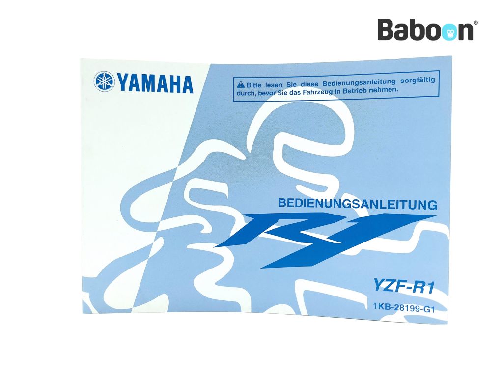 Yamaha YZF R1 2009-2014 (YZF-R1 14B 1KB 2SG) Instructie Boek German (1KB-28199-G1)