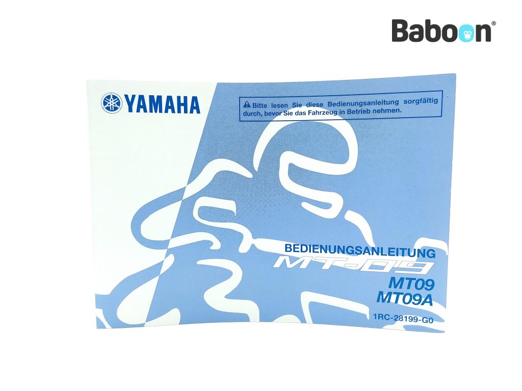 Yamaha Tracer 900 2014-2015 (MT09TRA) Livret d'instructions German (1RC-28199-G0)
