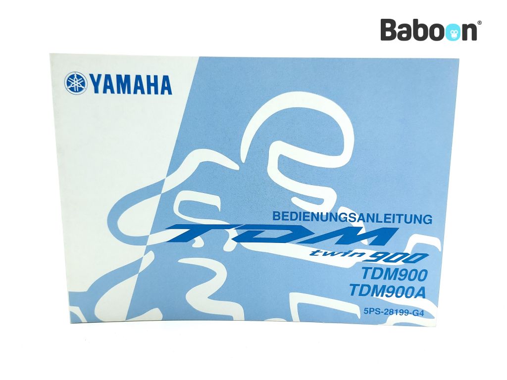 Yamaha TDM 900 (TDM900) Libretto istruzioni German (5PS-28199-G4)