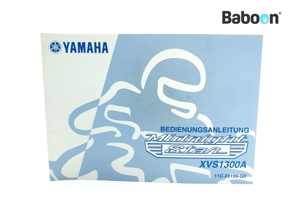 Yamaha XVS 1300 A Midnight Star 2007-2009 (XVS1300A 11C VP261) Livret d'instructions German (11C-28199-G0)