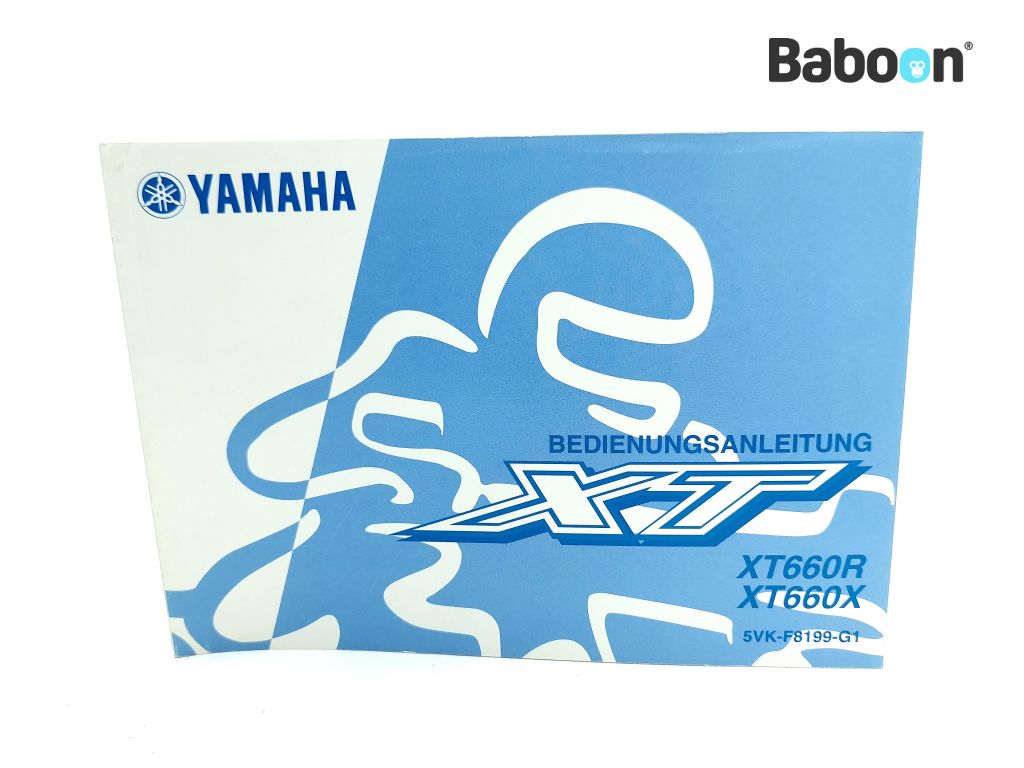 Yamaha XT 660 R 2004-2014 (XT660R) Libretto istruzioni German (5VK-F8199-G1)