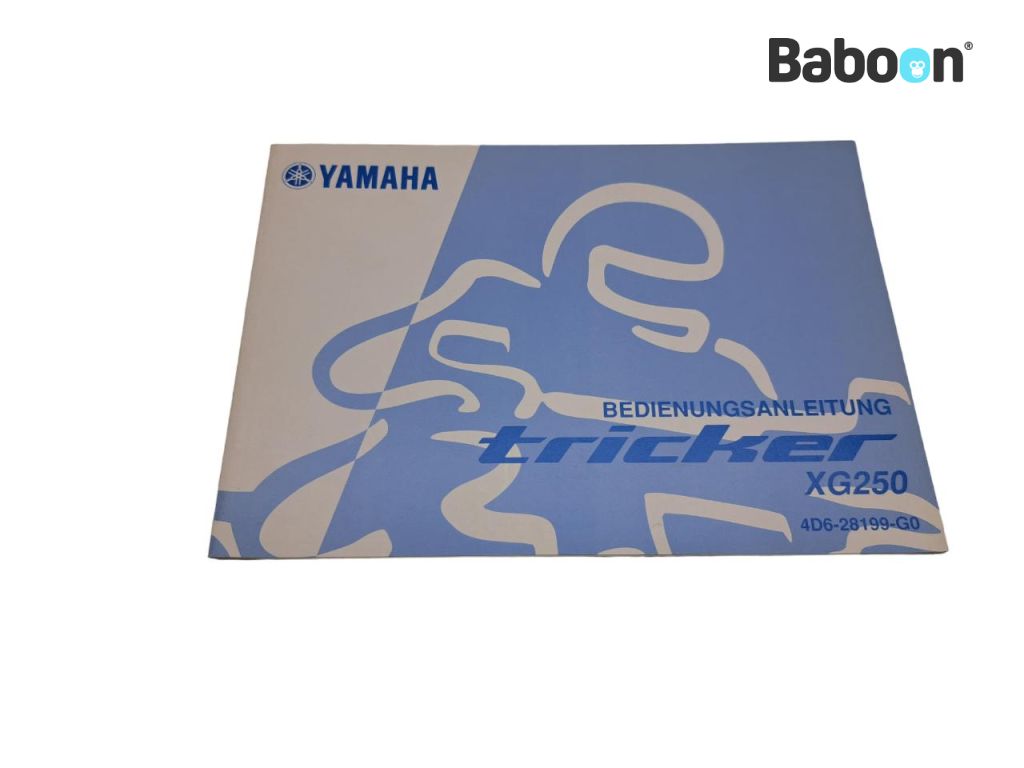 Yamaha XG 250 Tricker 2005-2014 Manuales de intrucciones German (4D6-28199-G0)