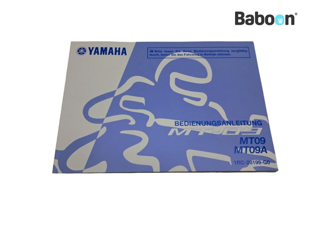 Yamaha MT 09 2014-2016 (MT-09) Instructie Boek German (1RC-28199-G0)