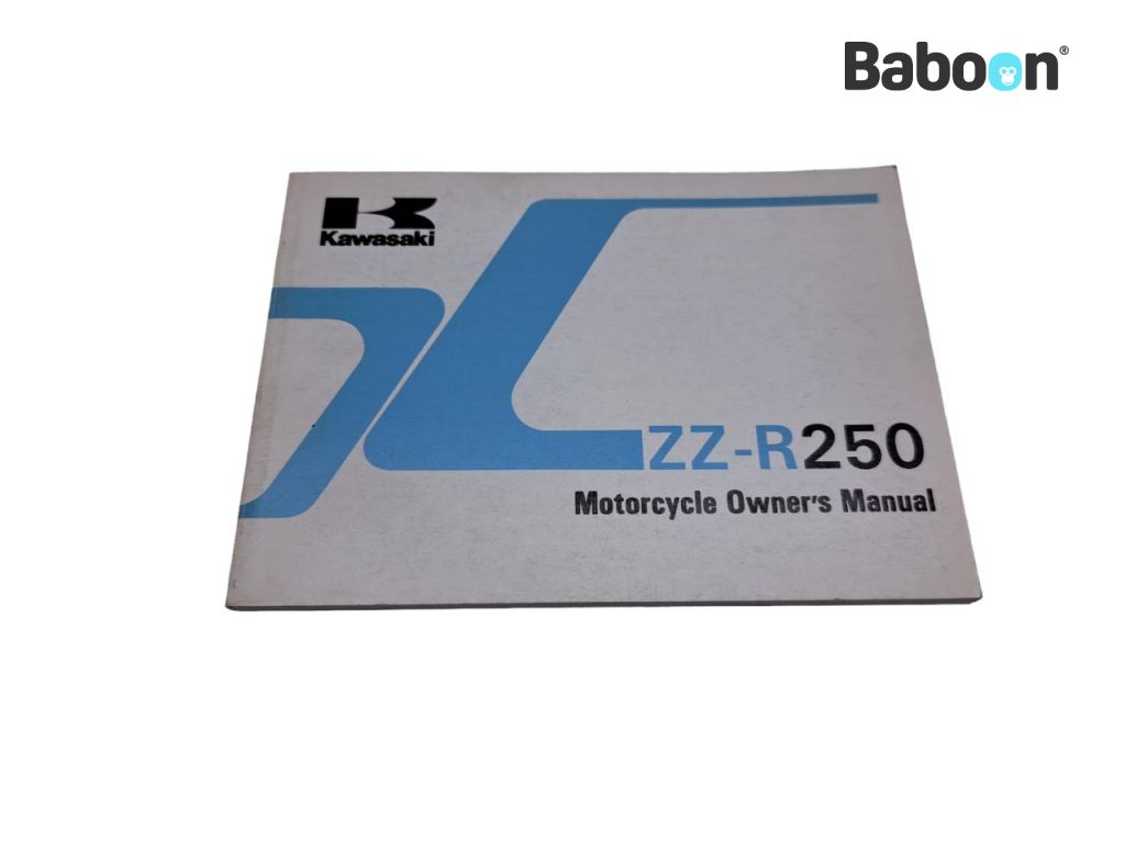 Kawasaki ZZR 250 (ZZR250 ZZ-R250 EX250H) Manual de instruções English (99922-1629-01)