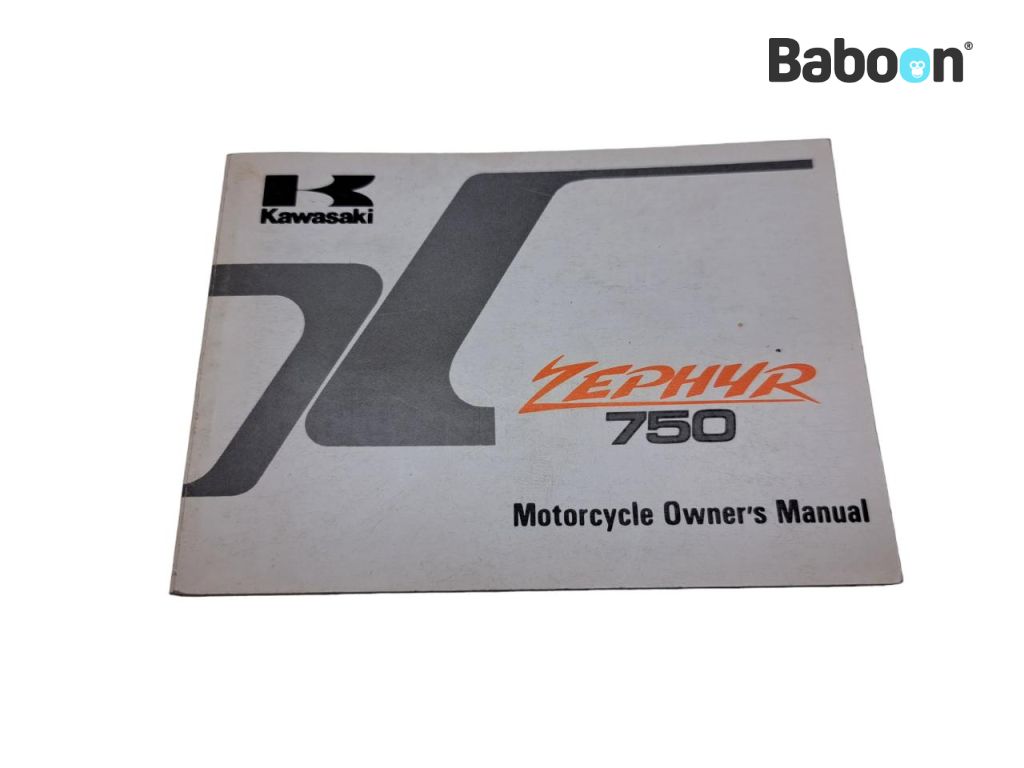 Kawasaki ZR 750 Zephyr 1991-1997 (ZR750 ZR750C-D) Libretto istruzioni English (99922-1571-01)