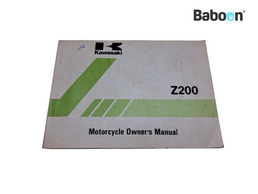 Kawasaki Z 200 1977-1984 (KZ200) Libretto istruzioni English (99922-1174-01)