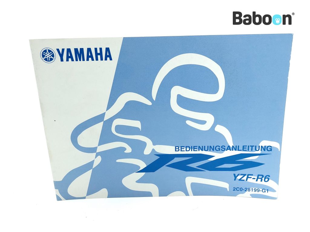 Yamaha YZF R6 2006-2007 (YZF-R6 2C0) Instructie Boek German (2C0-28199-G1)
