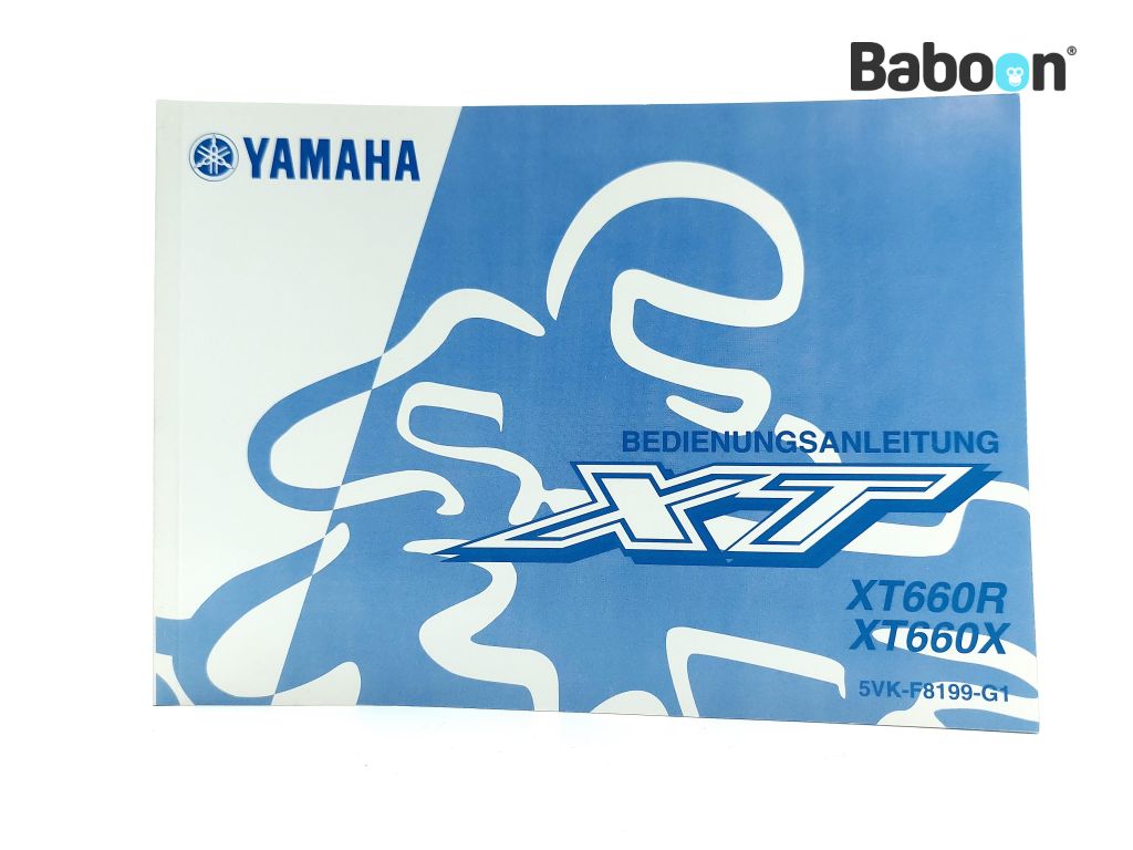 Yamaha XT 660 X 2004-2014 (XT660X) Brugermanual German (5VK-F8199-G1)