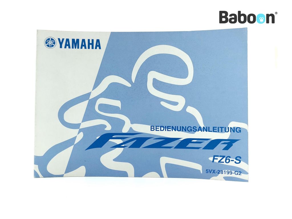 Yamaha FZ 6 2004-2006 (FZ6 FAZER) Instructie Boek German (5VX-28199-G2)