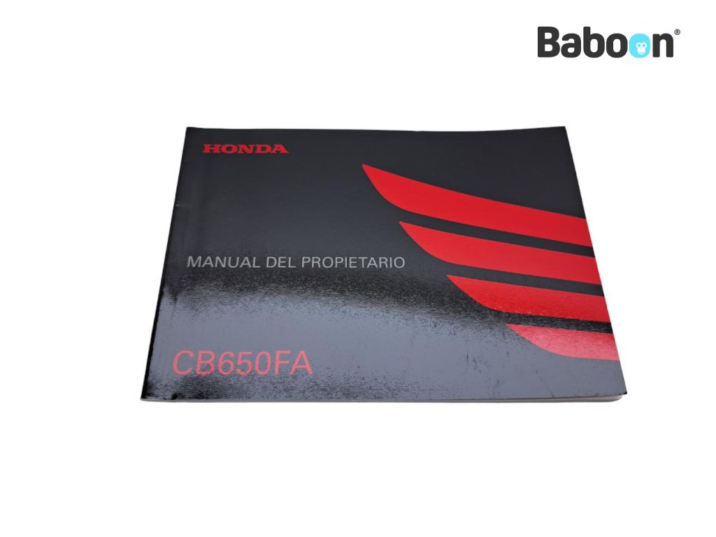Honda CB 650 F 2017-2018 (CB650F CB650FA RC97) Owners Manual Spanish (35MJED10)
