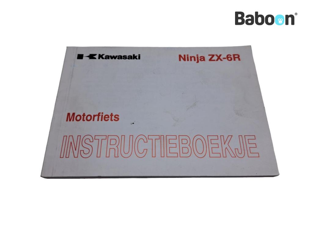 Kawasaki ZX 6 R 2000-2002 (NINJA ZX-6R ZX600J) Manuales de intrucciones Dutch (99984-1007)