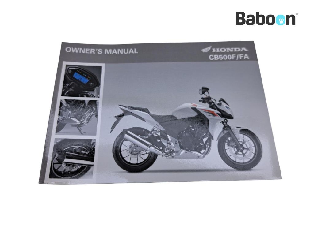 Honda CB 500 F 2013-2015 (CB500F PC45) Instructie Boek English (32MGZA01)