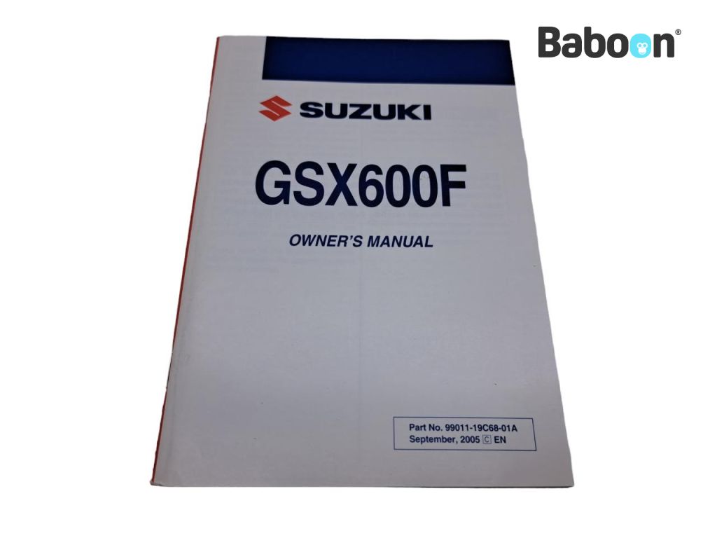 Suzuki GSX R 600 2006-2007 (GSXR600 K6/K7) Prírucka uživatele English (99011-19C68-01A)