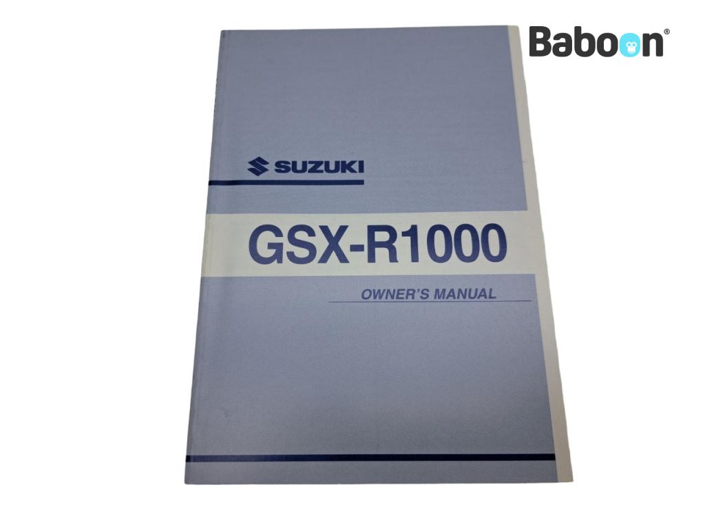 Suzuki GSX R 1000 2001-2002 (GSXR1000 K1/K2) Owners Manual English (99011-40F51-01A)