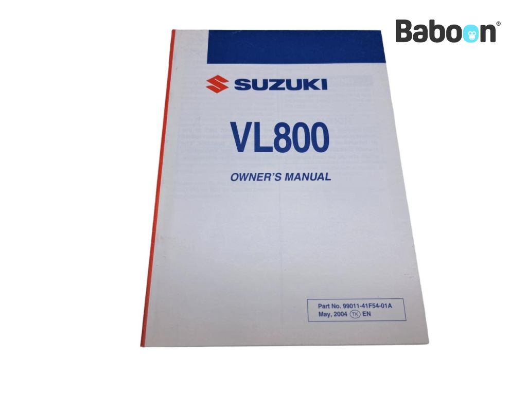 Suzuki VL 800 2005-2010 Boulevard C50 C800 (VL800) Használati utasítás English (99011-41F54-01A)